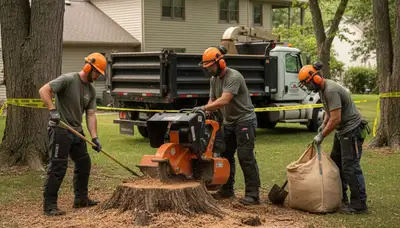 Stump removal service in Highland Park, IL for safe, thorough tree stump removal estimates