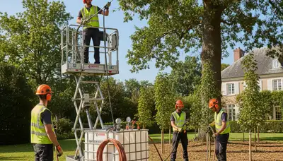 Tree fertilizing service in Highland Park, IL by Arbor Tree Care improving tree health