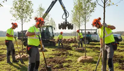Tree planting service in Highland Park, IL by a local arborist team