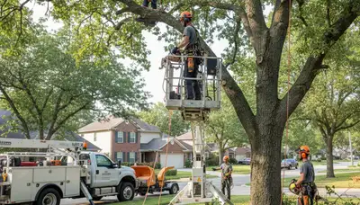Professional tree trimming service in Highland Park, IL for healthy, well-shaped trees
