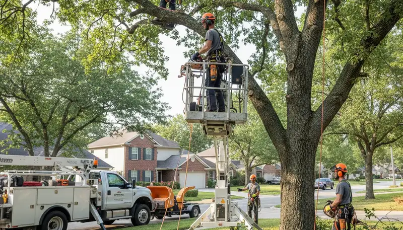 Professional tree trimming service in Highland Park, IL for healthy, well-shaped trees
